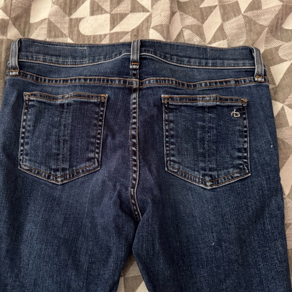 Cropped Rag & Bone Jeans - Picture 2 of 3
